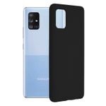 Husa premium Techsuit - Soft Edge Silicone - Samsung Galaxy A71 - Black fotografia produsului