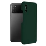 Husa premium Techsuit - Soft Edge Silicone - Xiaomi Poco M3 - Dark Green fotografia produsului