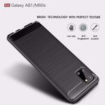 Husa Techsuit - Carbon Silicone - Samsung Galaxy Note 10 Lite - Black fotografia produsului View 2 S