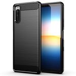Husa Techsuit - Carbon Silicone - Sony Xperia 10 III - Black fotografia produsului