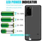 Husa cu acumulator Techsuit - Samsung Galaxy S20 FE - 5000 mAh - Black fotografia produsului View 2 S