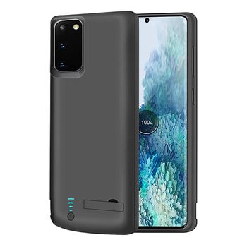 Husa cu acumulator techsuit - samsung galaxy s20 fe - 5000 mah - black