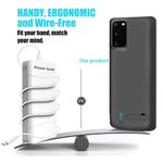 Husa cu acumulator Techsuit - Samsung Galaxy S20 FE - 5000 mAh - Black fotografia produsului View 3 S