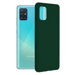 Husa premium Techsuit - Soft Edge Silicone - Samsung Galaxy A51 - Dark Green fotografia produsului