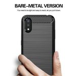 Husa Techsuit - Carbon Silicone - Samsung Galaxy A01 - Black fotografia produsului View 2 S