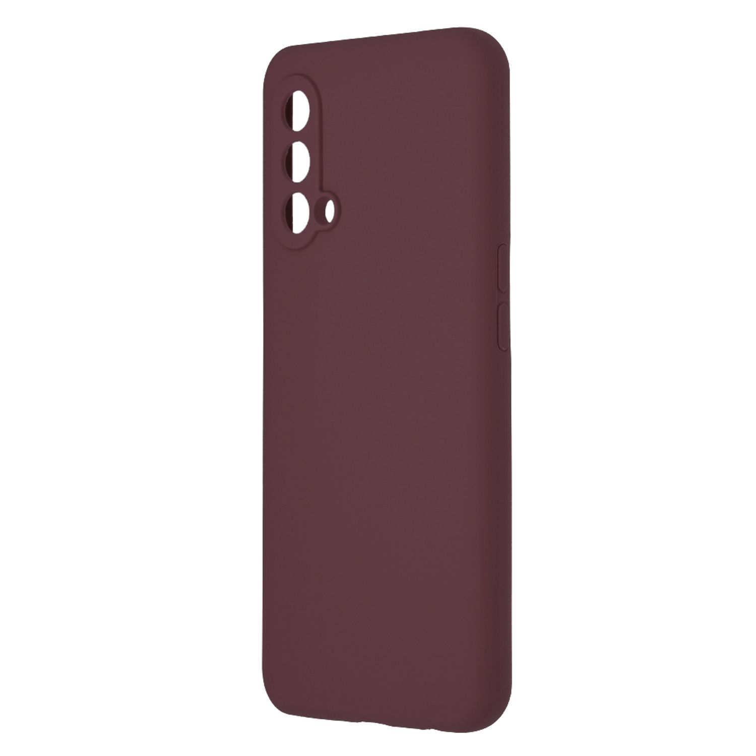 Husa premium Techsuit - Soft Edge Silicone - Oneplus Nord CE 5G - Plum Violet fotografia produsului View 3 L