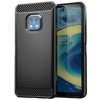 Husa techsuit - carbon silicone - nokia xr20 - black
