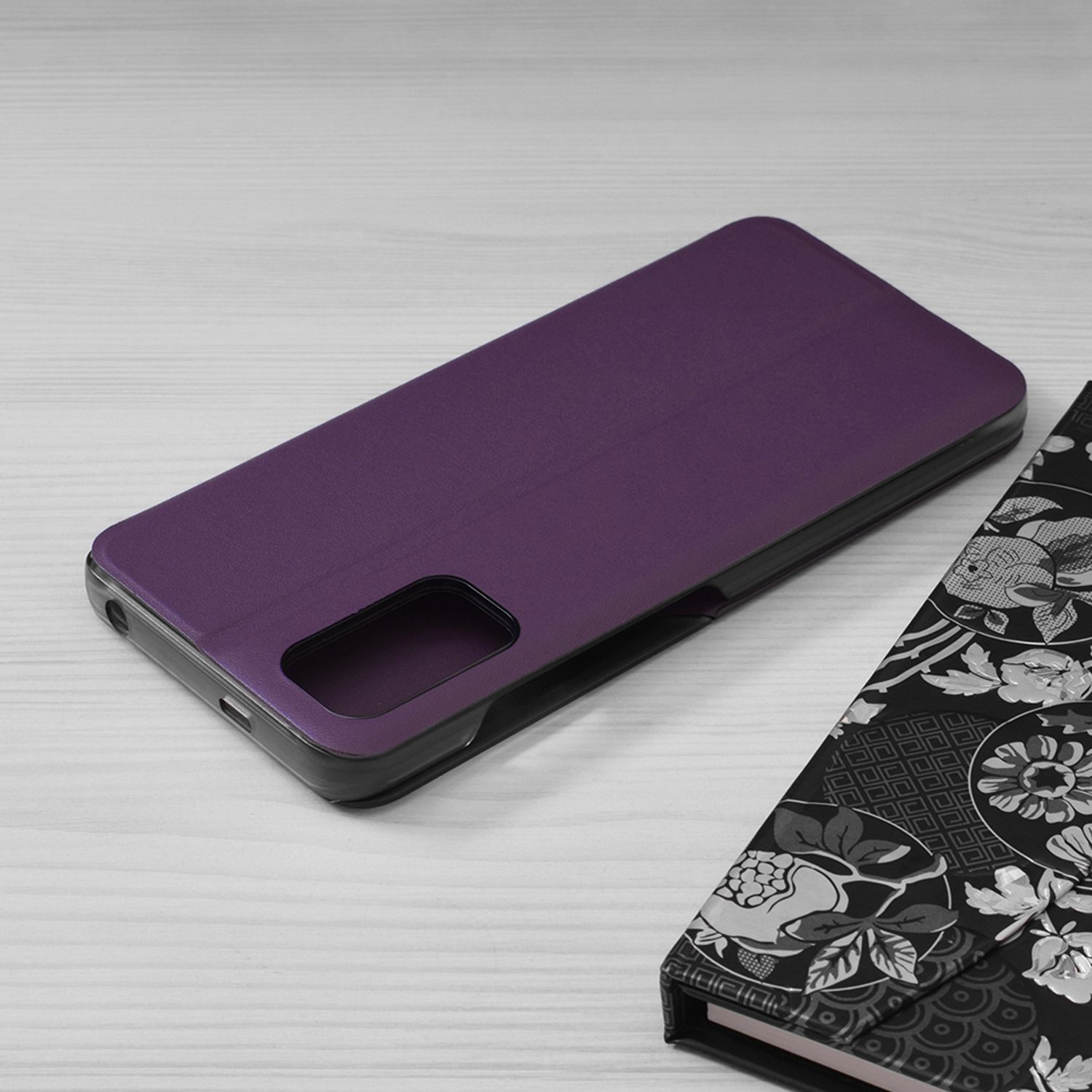Husa tip carte Techsuit - eFold Series - Xiaomi Poco M3 Pro 5G / 4G - Purple fotografia produsului View 2 L