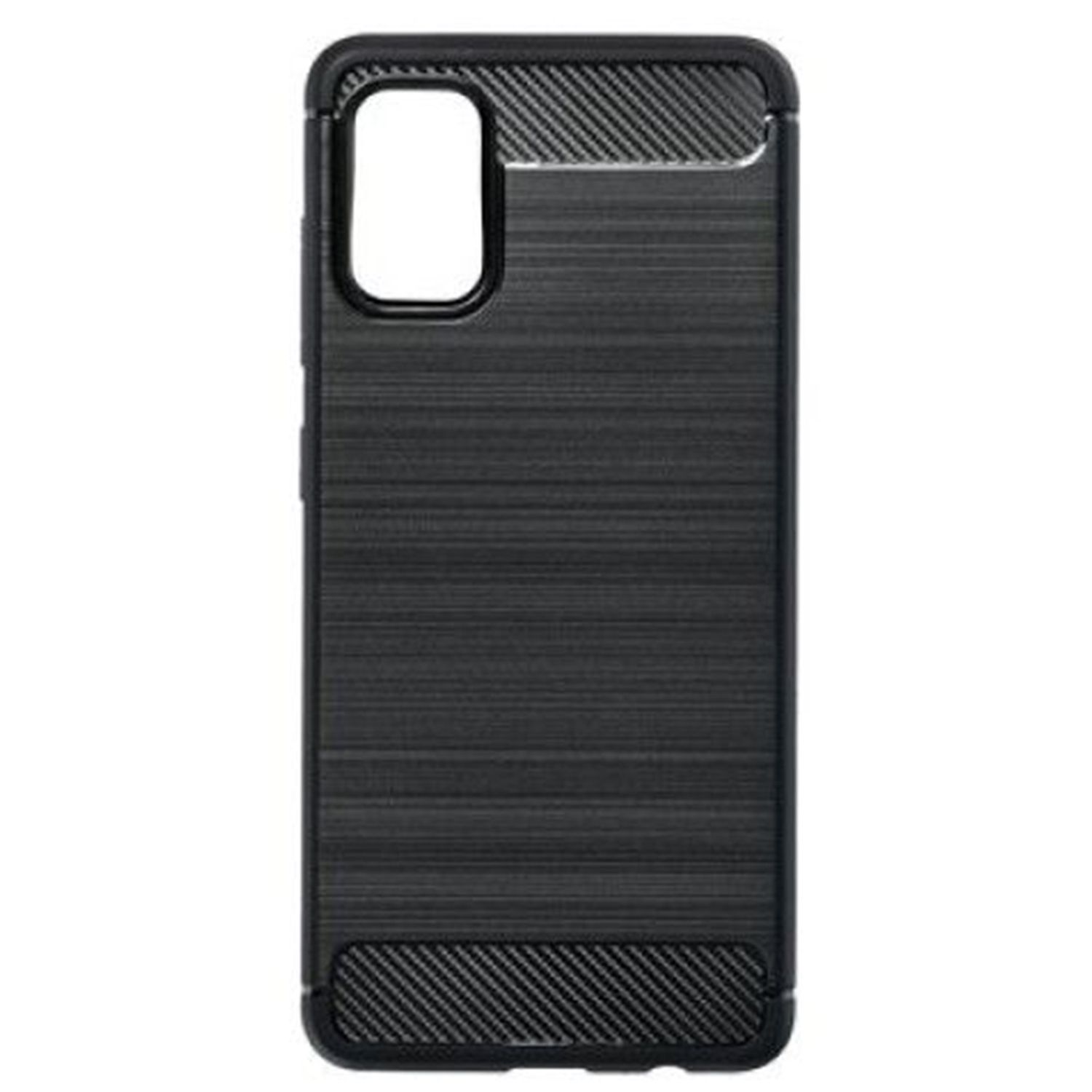 Husa Techsuit - Carbon Silicone - Samsung Galaxy A41 - Black fotografia produsului View 2 L