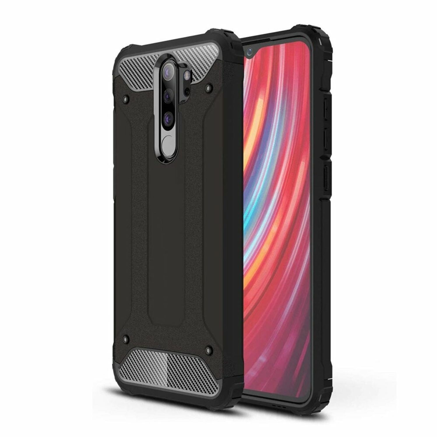 Husa Techsuit - Hybrid Armor - Xiaomi Redmi Note 8 Pro - Black fotografia produsului