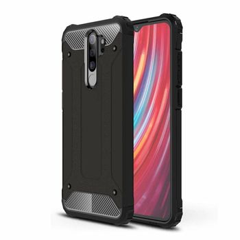Husa techsuit - hybrid armor - xiaomi redmi note 8 pro - black
