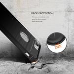 Husa Techsuit - Carbon Silicone - iPhone 8 Plus - Black fotografia produsului View 3 S