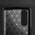 Husa Techsuit - Carbon Silicone - Realme 7 - Black fotografia produsului View 3 S