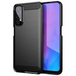 Husa Techsuit - Carbon Silicone - Realme 7 - Black fotografia produsului