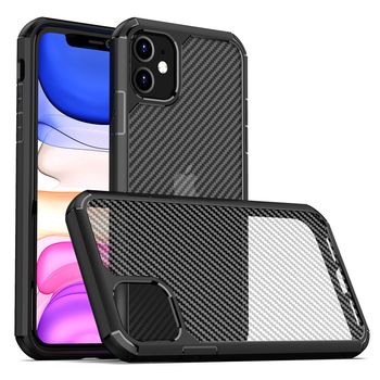 Husa premium techsuit - carbonfuse - iphone 11 - black