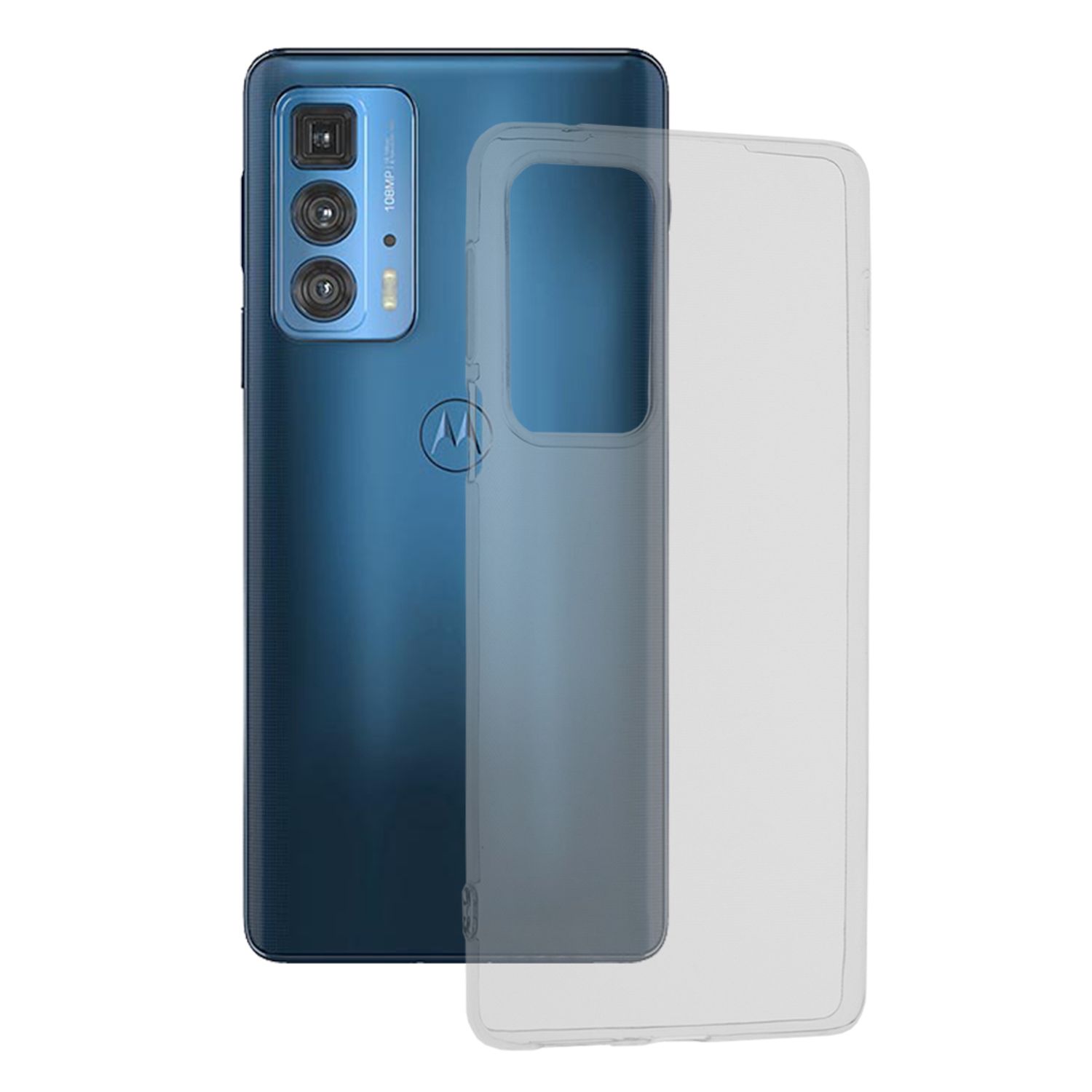 Husa transparenta din silicon Techsuit - Motorola Moto Edge 20 Pro fotografia produsului