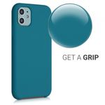 Husa premium Techsuit - Soft Edge Silicone - iPhone 12 / 12 Pro - Denim Blue fotografia produsului View 3 S