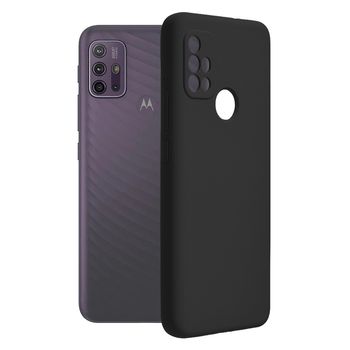 Husa premium techsuit - soft edge silicone - motorola moto g10 / g30 - black