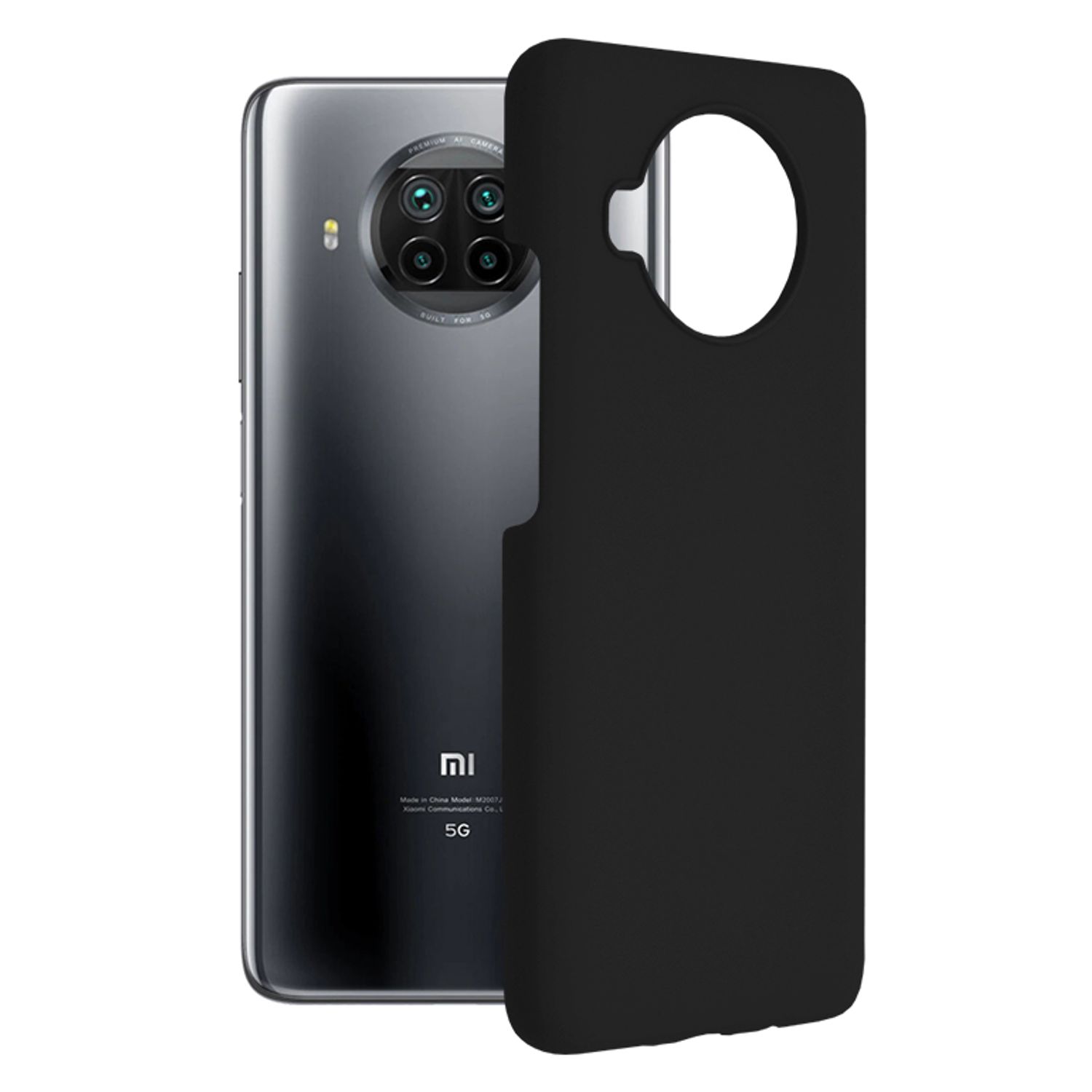 Husa premium Techsuit - Soft Edge Silicone - Xiaomi Mi 10T Lite - Black fotografia produsului