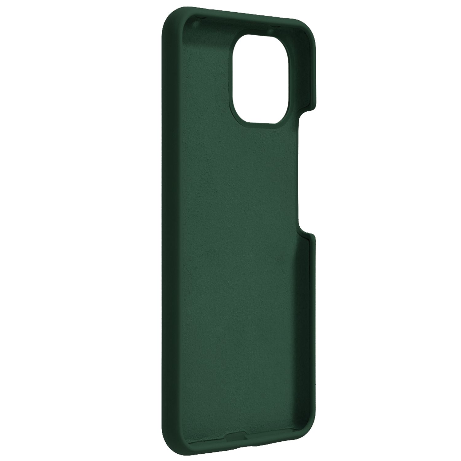 Husa premium Techsuit - Soft Edge Silicone - Xiaomi Mi 11 Lite - Dark Green fotografia produsului View 3 L