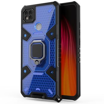 Husa techsuit - honeycomb armor - xiaomi redmi 9c - albastru