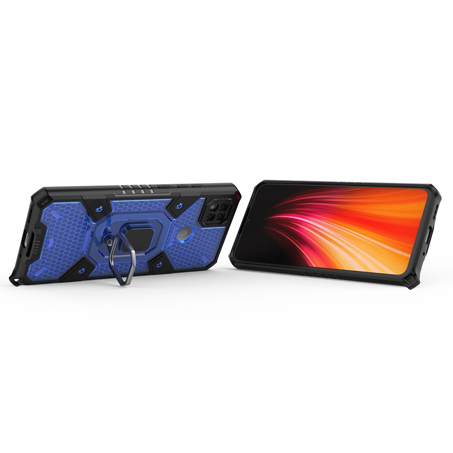 Husa Techsuit - Honeycomb Armor - Xiaomi Redmi 9C - albastru fotografia produsului View 2 L