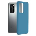 Husa premium Techsuit - Soft Edge Silicone - Huawei P40 Pro - Denim Blue fotografia produsului