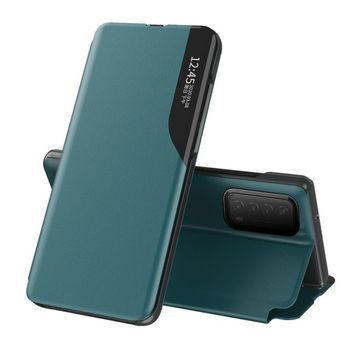 Husa tip carte techsuit - efold series - huawei p smart 2021 - dark green