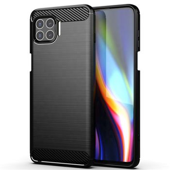 Husa techsuit - carbon silicone - motorola moto g 5g plus - black
