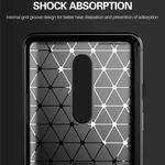 Husa Techsuit - Carbon Silicone - OnePlus 8 - Black fotografia produsului View 3 S