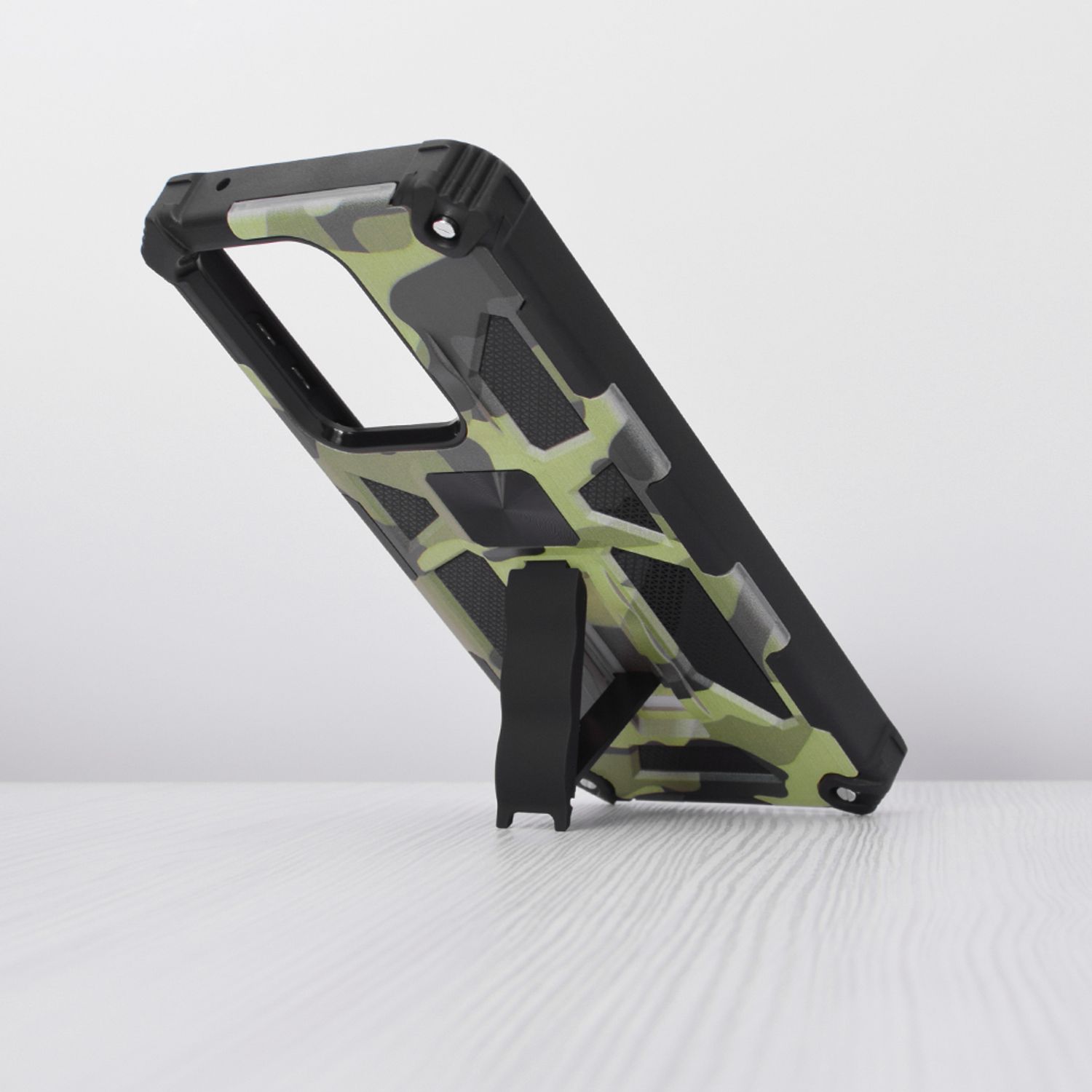 Husa antisoc Techsuit - Blazor Series - Samsung Galaxy S20 Ultra - Camo Lime fotografia produsului View 3 L