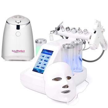 Aparat cosmetic 8in1 jet hidroxigen micro bule indepartare puncte negre, dermoabraziune, curatare