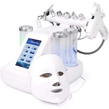 Aparat cosmetic 8 in 1 jet hidroxigen micro bule indepartare puncte negre, dermoabraziune, curatare