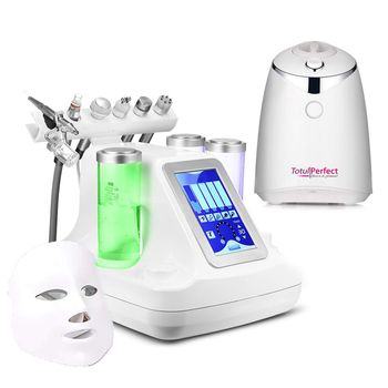 Aparat cosmetic 7in1 jet hidroxigen micro bule indepartare puncte negre, dermoabraziune, curatare