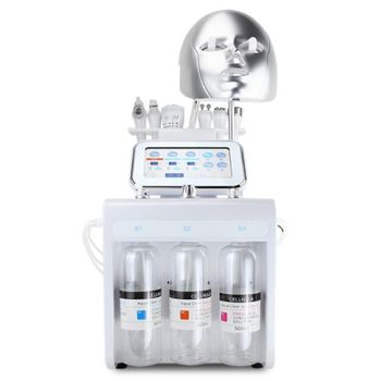 Aparat cosmetic profesional 8in1 h2o2 jet hidroxigen micro bule indepartare puncte negre, rf, criolift, hidrodermoabraziune