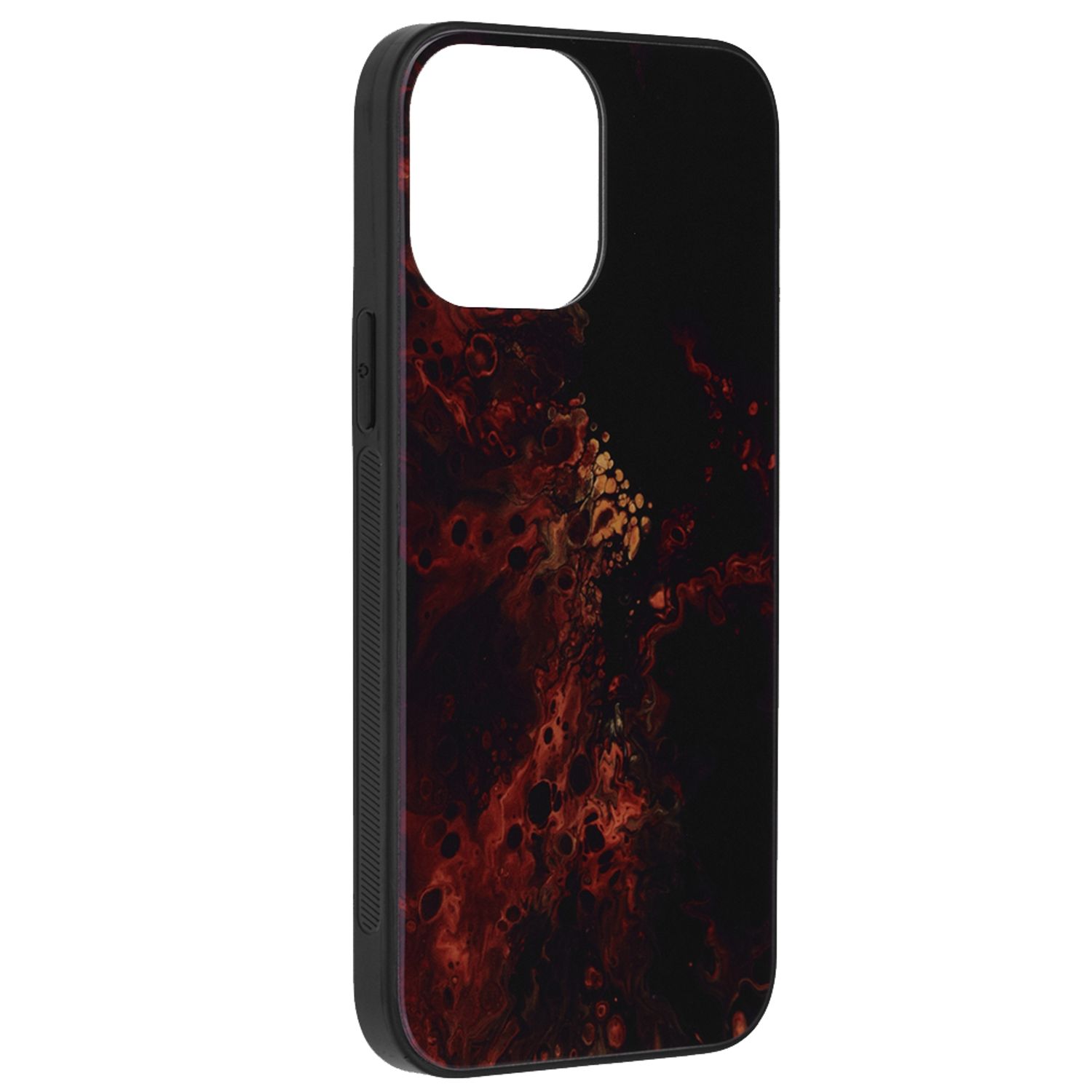 Husa cu spate din sticla Techsuit - Glaze Series - iPhone 13 Pro Max - Red Nebula fotografia produsului
