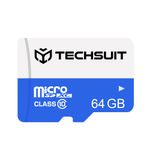 Card de memorie Techsuit - SDXC, 64 GB, Class 10 cu adaptor fotografia produsului View 2 S