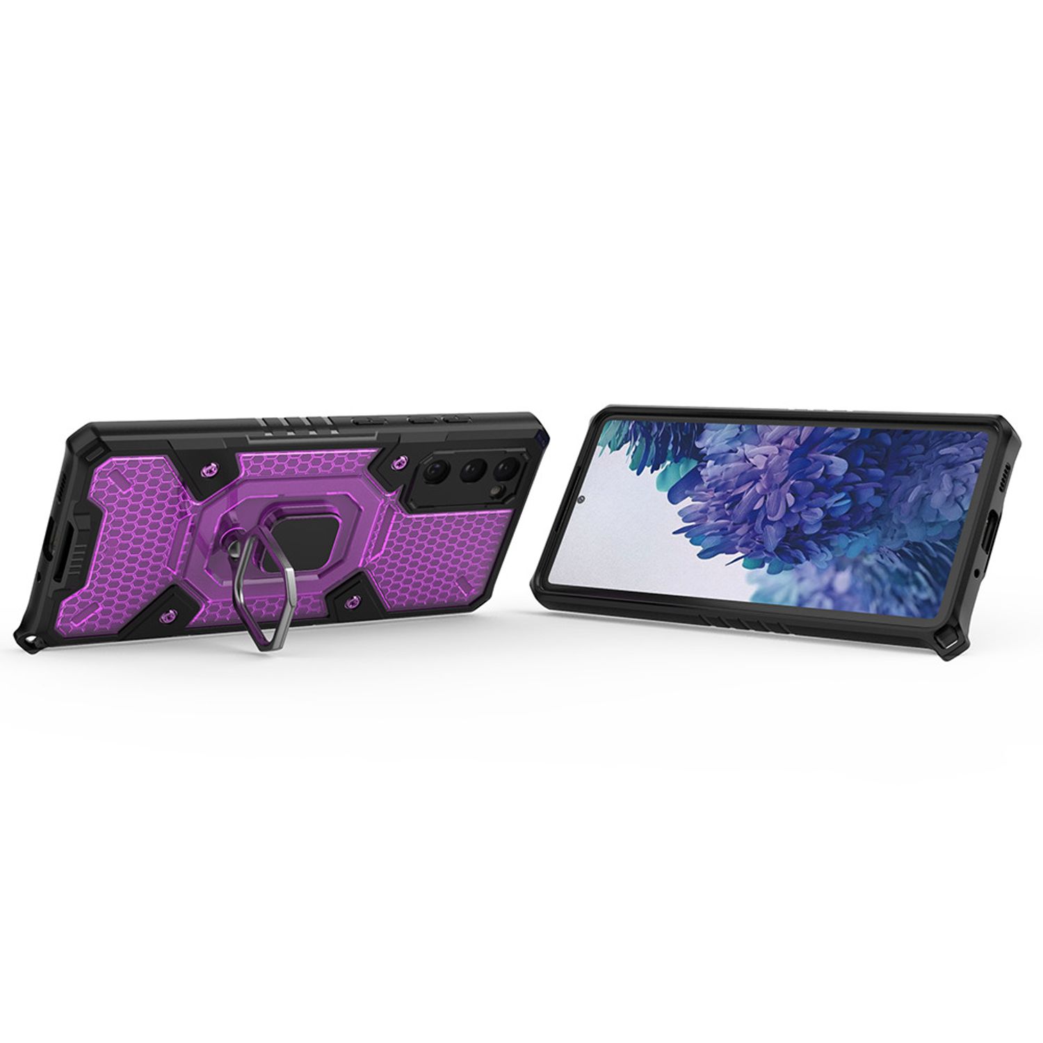 Husa Techsuit - Honeycomb Armor - Samsung Galaxy S20 FE - violet fotografia produsului View 2 L