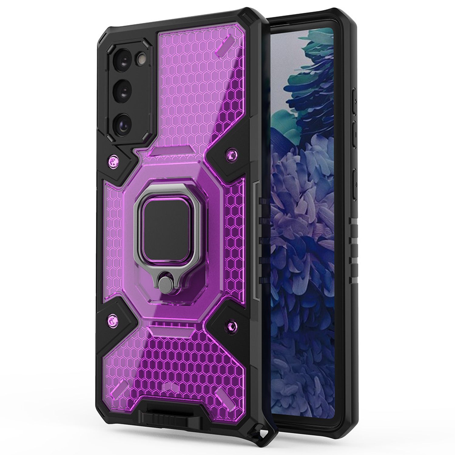 Husa Techsuit - Honeycomb Armor - Samsung Galaxy S20 FE - violet fotografia produsului