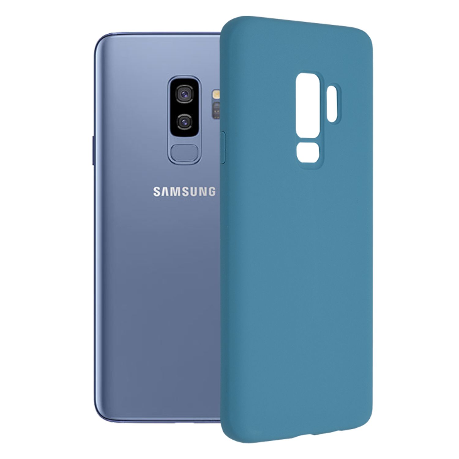 Husa premium Techsuit - Soft Edge Silicone - Samsung Galaxy S9 - Denim Blue fotografia produsului