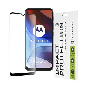 Folie sticla motorola moto e7 power / e7i power,full cover, full glue glass, black