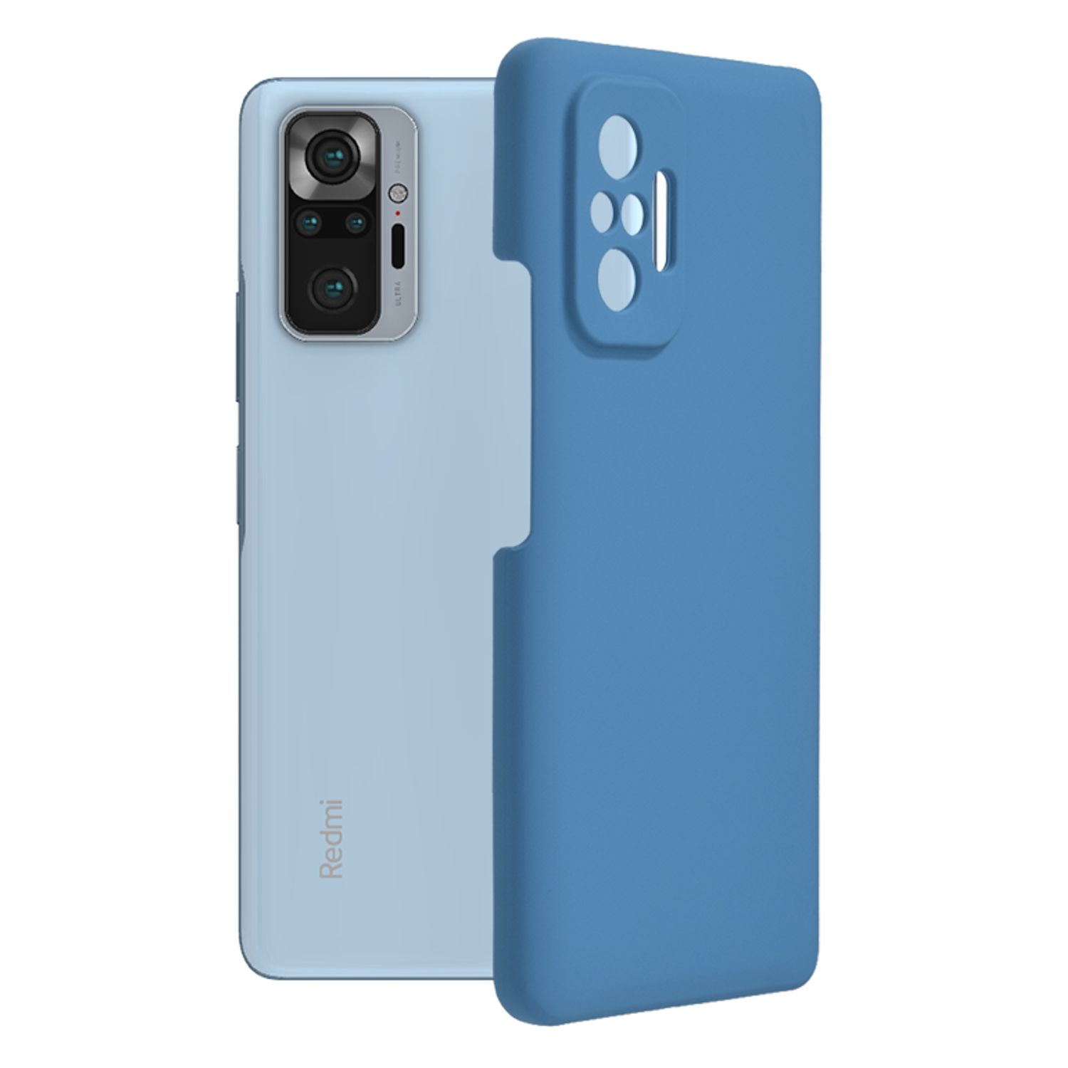 Husa premium Techsuit - Soft Edge Silicone - Xiaomi Redmi Note 10 Pro - Denim Blue fotografia produsului