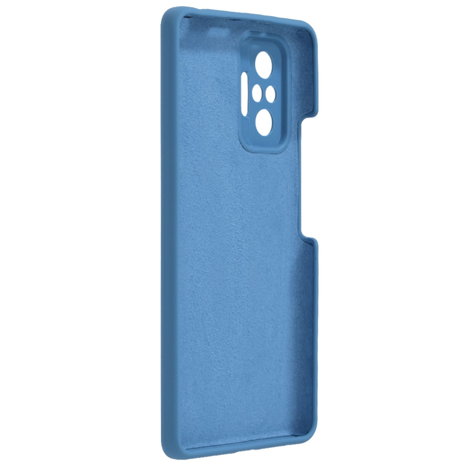 Husa premium Techsuit - Soft Edge Silicone - Xiaomi Redmi Note 10 Pro - Denim Blue fotografia produsului View 3 L