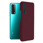 Husa premium Techsuit - Soft Edge Silicone - Huawei P Smart 2021 - Plum Violet fotografia produsului
