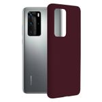 Husa premium Techsuit - Soft Edge Silicone - Huawei P40 Pro - Plum Violet fotografia produsului
