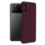 Husa premium Techsuit - Soft Edge Silicone - Xiaomi Poco M3 - Plum Violet fotografia produsului