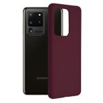 Husa premium Techsuit - Soft Edge Silicone - Samsung Galaxy S20 Ultra - Plum Violet fotografia produsului
