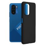 Husa premium Techsuit - Soft Edge Silicone - Xiaomi Poco F3 - Black fotografia produsului