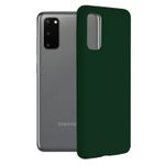 Husa premium Techsuit - Soft Edge Silicone - Samsung Galaxy S20 - Dark Green fotografia produsului