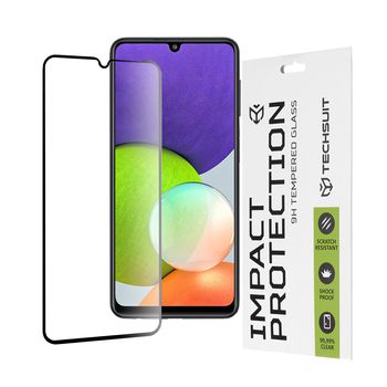 Folie sticla samsung galaxy a22 4g,full cover, full glue glass, black